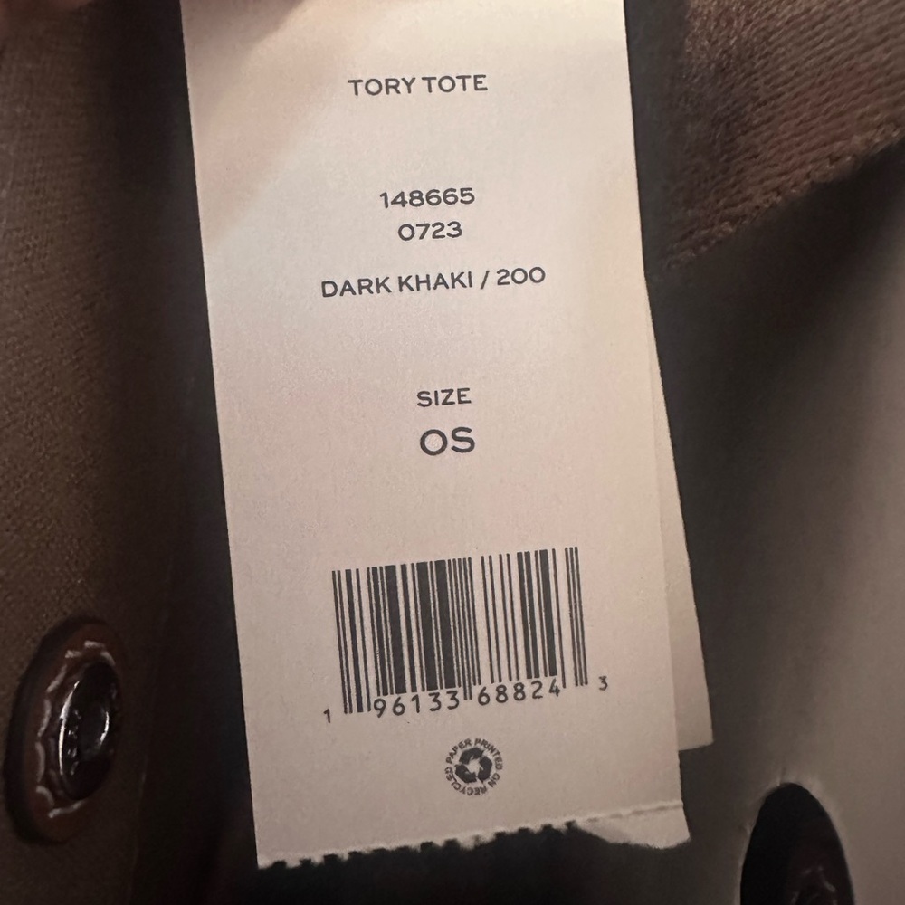 Tory Burch Tan Canvas Tote - Picture 7 of 7